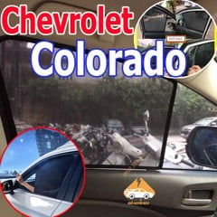 Rèm Che Nắng Xe Chevrolet Colorado - Bô 4 Tấm Dính Nam Châm Hàng Loại 1