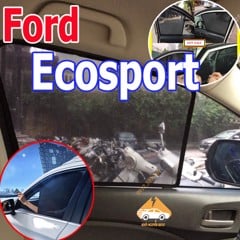 Rèm Che Nắng Xe Ford Ecosport - Bô 4 Tấm Dính Nam Châm Hàng Loại 1