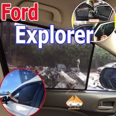 Rèm Che Nắng Xe Ford Explorer - Bô 4 Tấm Dính Nam Châm Hàng Loại 1
