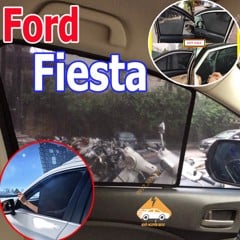 Rèm Che Nắng Xe Ford Fiesta - Bô 4 Tấm Dính Nam Châm Hàng Loại 1