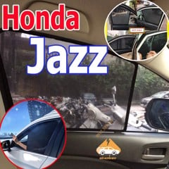 Rèm Che Nắng Xe Honda Jazz - Bô 4 Tấm Dính Nam Châm Hàng Loại 1