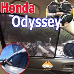 Rèm Che Nắng Xe Honda Odyssey - Bô 4 Tấm Dính Nam Châm Hàng Loại 1