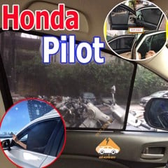 Rèm Che Nắng Xe Honda Pilot - Bô 4 Tấm Dính Nam Châm Hàng Loại 1