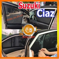 Rèm Che Nắng Xe Suzuki Ciaz - Bô 4 Tấm Dính Nam Châm Hàng Loại 1