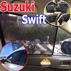 Rèm Che Nắng Xe Suzuki Swift - Bô 4 Tấm Dính Nam Châm Hàng Loại 1