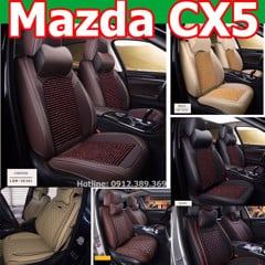 Áo Ghế Xe Mazda CX5 Cao Cấp 9D 5 Ghế Mẫu Mới Thể Thao Ôm Kín Ghế