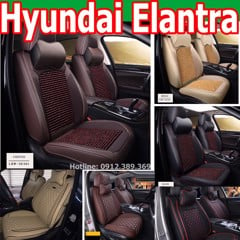 Áo Ghế Xe Hyundai Elantra Cao Cấp 9D 5 Ghế Mẫu Mới Thể Thao Ôm Kín Ghế