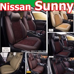 Áo Ghế Xe Nissan Sunny  Cao Cấp 9D 5 Ghế Mẫu Mới Thể Thao Ôm Kín Ghế