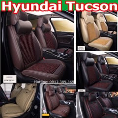 Áo Ghế Xe Hyundai Tucson 9D 5 Ghế Cao Cấp Ôm Kín Ghế