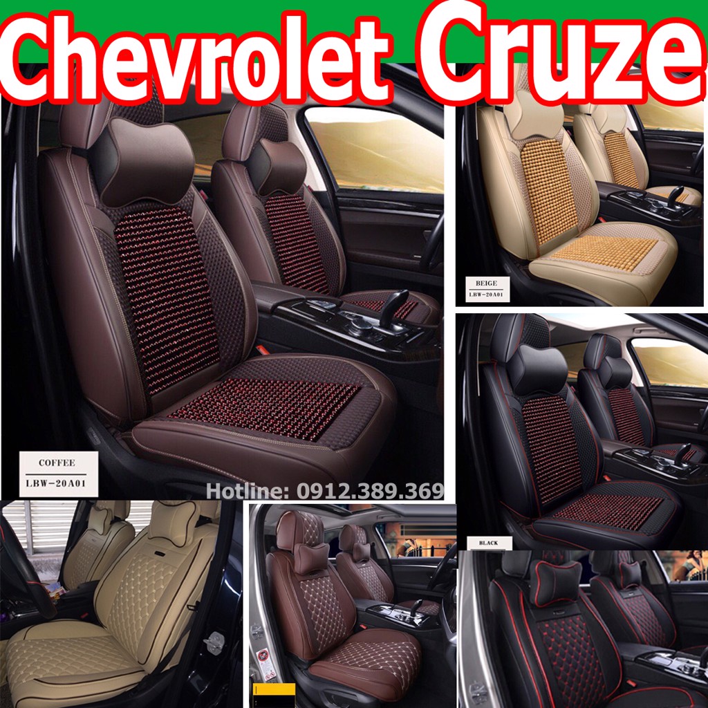 Áo Ghế Xe Chevrolet Cruze Cao Cấp 9D 5 Ghế Mẫu Mới Thể Thao Ôm Kín Ghế