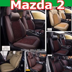 Áo Ghế Xe Mazda 2 Cao Cấp 9D 5 Ghế Mẫu Mới Thể Thao Ôm Kín Ghế