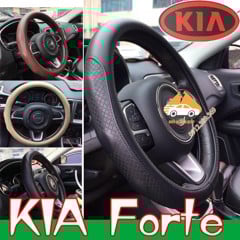 Bọc vô lăng Forte da bò, bao tay lái ô tô da thật nguyên miếng 100% Tạo Cảm Giác Chắc Chắn bám Tay