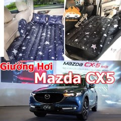 Giường hơi ô tô Mazda CX5, đệm hơi OxFord công nghệ HÀN QUỐC Tặng Kèm Bơm Chính Hãng Loại 1