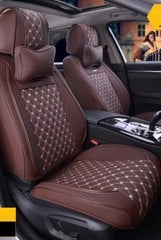 Áo Ghế Ô TÔ 6D Trám T Nâu