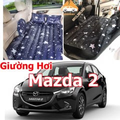 Giường hơi ô tô Mazda 2, đệm hơi OxFord công nghệ HÀN QUỐC Tặng Kèm Bơm Chính Hãng Loại 1