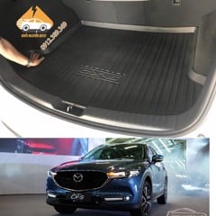 Lót Cốp Xe Mazda CX5 Đời 2019, 2020, 2021, 2022, 2023, 2014-2018  Khay lót cốp Nhựa Dẻo Loại 1 Và 5D, 6D Full Cốp Chính Hãng Cao Cấp