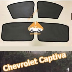Rèm Che Nắng Xe Chevrolet Captiva- Bô 4 Tấm Dính Nam Châm Hàng Loại 1