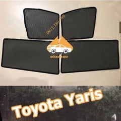 Rèm Che Nắng Xe Toyota Yaris - Bô 4 Tấm Dính Nam Châm Hàng Loại 1